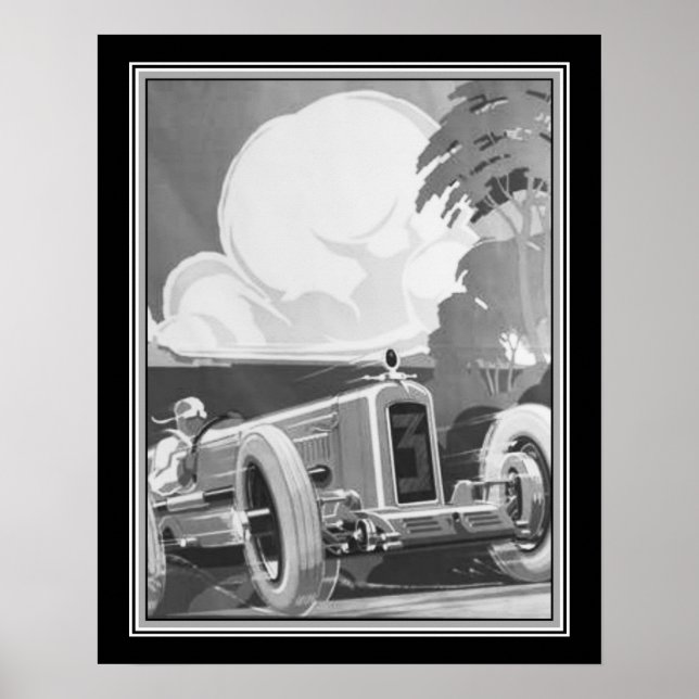 Art Deco, Alex Kow, 1929 Grand Prix Poster (Vorne)