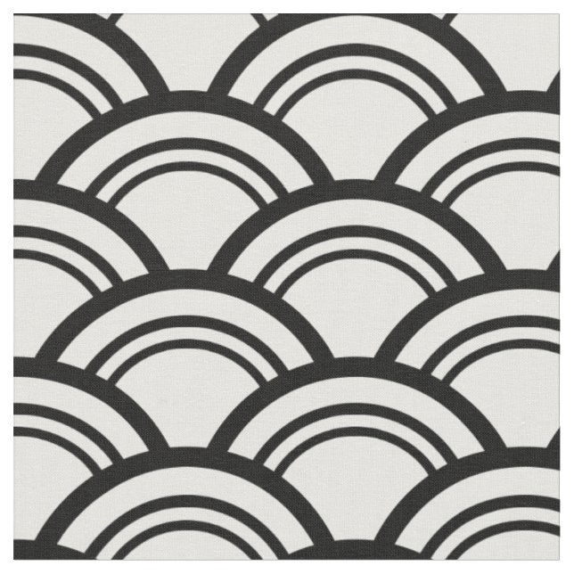 Art Deco Arches Fabric Stoff (Nahaufnahme)