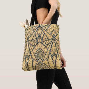 Art Deco Architektonische Geometrische Tasche
