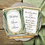 Art Deco Art Nouveau Florenz Einladung<br><div class="desc">Einladung mit Deko geometrischen, blumigen Hintergrund, ein Meisterwerk der Eleganz und zeitlosen Design. Umgeben Sie Ihre Gäste in die Romantik vergangener Jahre mit faszinierenden Blumenmustern, die auf die ikonischen künstlerischen Motive der Zeit zurückgehen. Jede Einladung wird mit luxuriösen Skripttexten betont, die eine Erzählung von Liebe und Engagement einfließen lassen, so...</div>