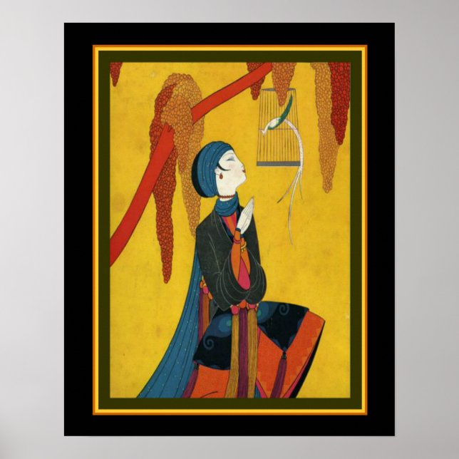 Art déco asiatique Imprimer par Frank Mackintosh 1 (Devant)
