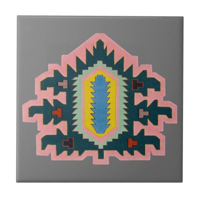 Art Deco Backsplash Fliese (Vorderseite)