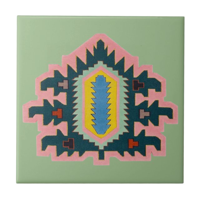 Art Deco Backsplash Fliese (Vorderseite)