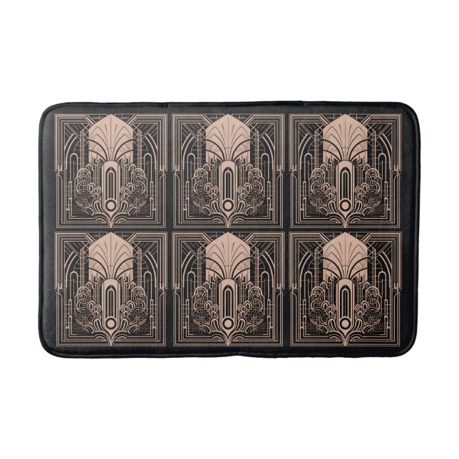 Art Deco Badematte (Vorderseite)
