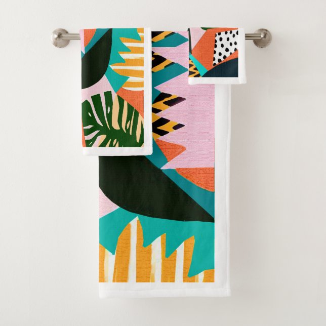 Art Deco Badhandtuch Set (Insitu)