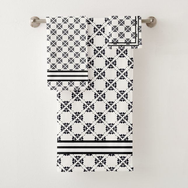 Art Deco Badhandtuch Set (Insitu)