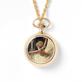 Art Deco Ballerina eWatch Armbanduhr
