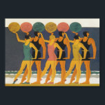 Art Deco Beach Wall Art Poster<br><div class="desc">Art Deco Beach Wall Art.</div>