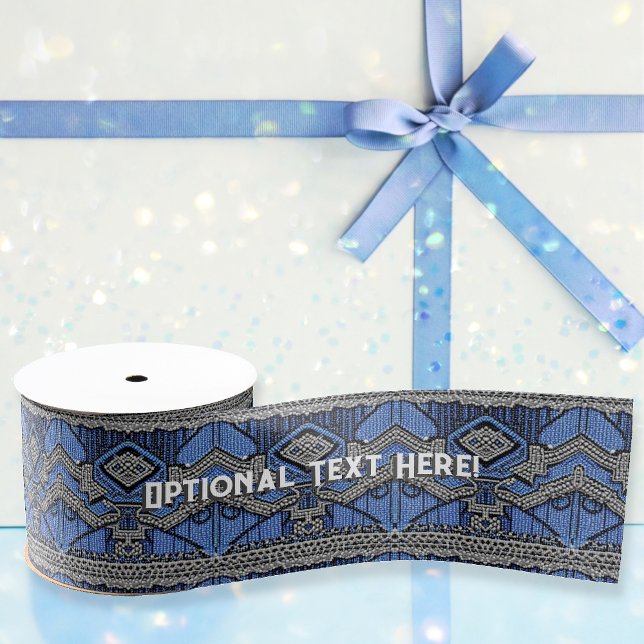 Art Deco - Beaded Flapper Dress - Blue & Silver Ripsband (Von Creator hochgeladen)