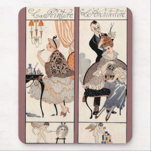 Art Deco Beauty Mousepad