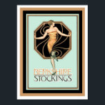 Art Deco Berkshire Strumpfs Ad Poster 12 x 16<br><div class="desc">Fantastische Art Deco, Berkshire Strümpfe, Werbung. Plakatmaßnahmen 12 x 16</div>