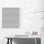 Art Deco Black Fans Muster White Poster<br><div class="desc">Bist du ein Fan von Art Deko? Dieses Poster hat ein vom Deko inspiriert Muster von schwarzen Fans auf weißem Hintergrund.</div>