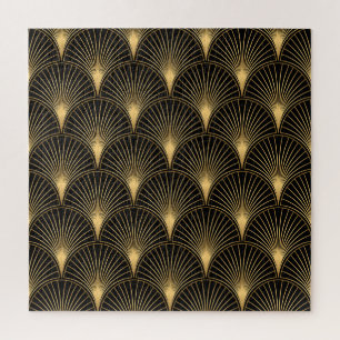 Art Deco Black Gold: Nahtloser Luxus