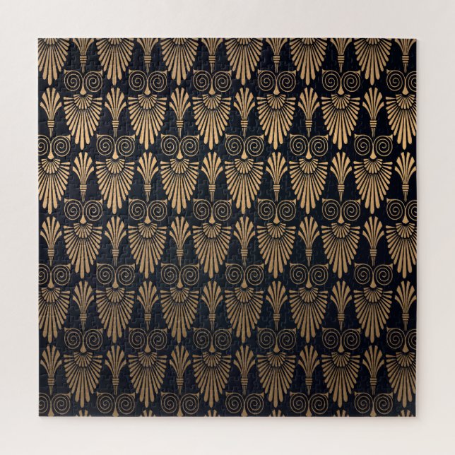 Art Deco Black Gold: Retro. (Vertikal)
