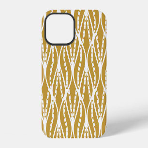Art Deco Blätter, klassisches nahtloses Muster. iPhone 12 Hülle