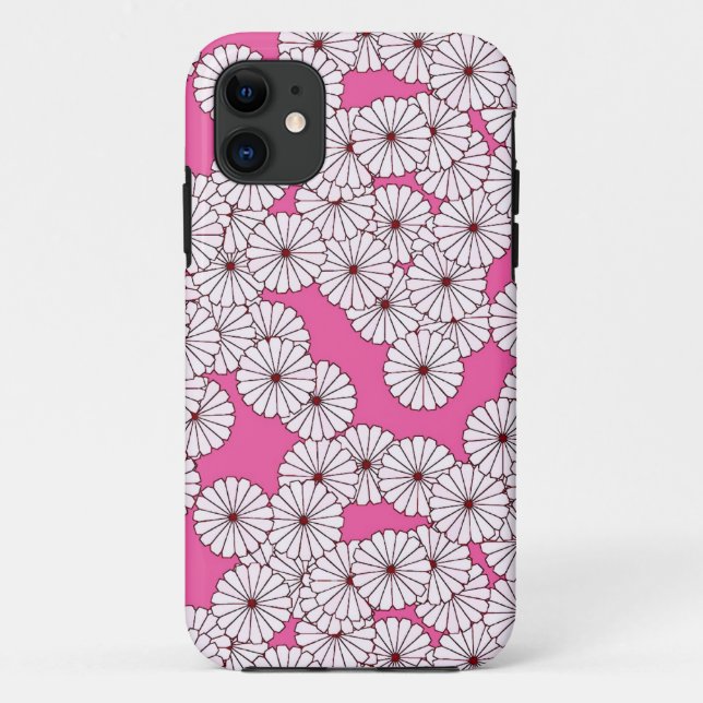Art-Deco-Blume Case-Mate iPhone Hülle (Rückseite)