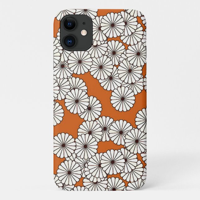 Art-Deco-Blume Case-Mate iPhone Hülle (Rückseite)
