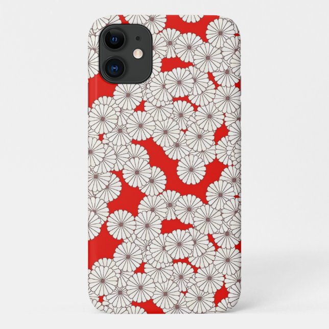 Art-Deco-Blume Case-Mate iPhone Hülle (Rückseite)