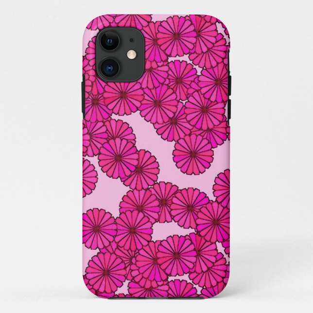 Art-Deco-Blume Case-Mate iPhone Hülle (Rückseite)