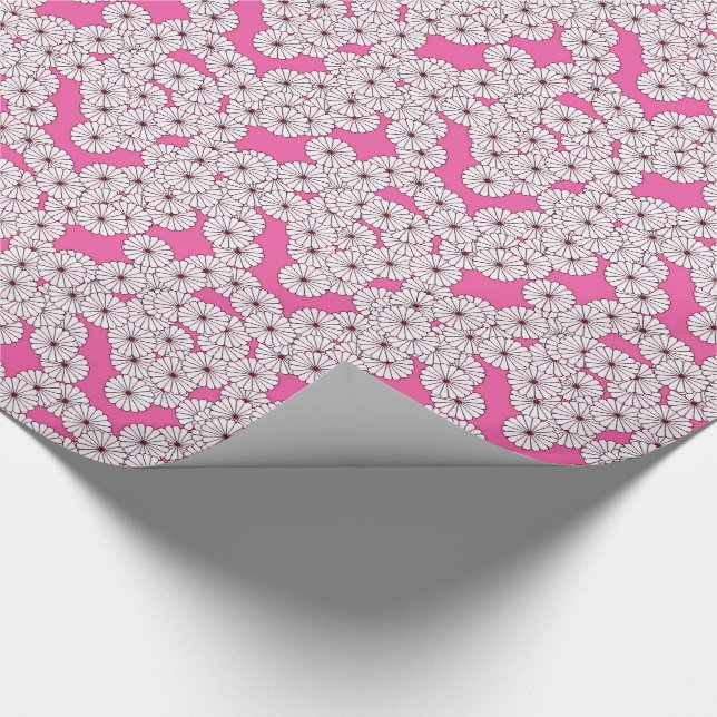 Art-Deco-Blume Geschenkpapier (Ecke)