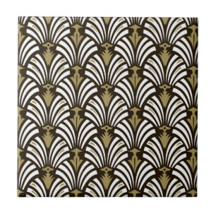 Art Deco Blume Lotus Pattern DIY Fliese