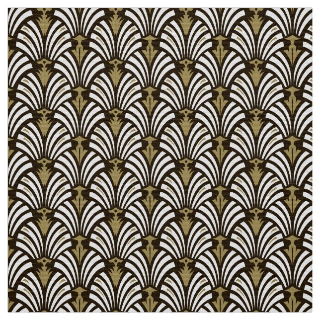 Art Deco Blume Lotus Pattern DIY Stoff (Muster)