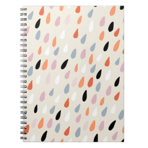 Art Deco Blume: Moderne Nahtlose Notizblock