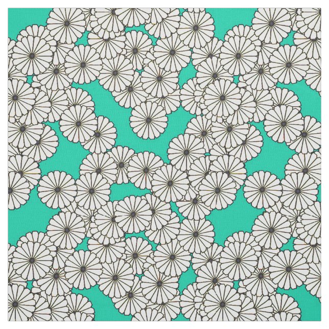 Art-Déco-Blume Stoff (Muster)
