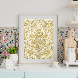 Art Deco Blumen Decoupage Tissuepapier Seidenpapier