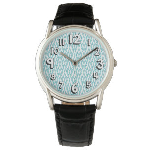 Art Deco Blumenbeete Armbanduhr