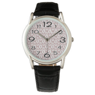 Art Deco Blumenbeete Armbanduhr