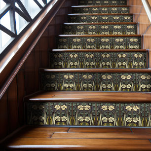 Art Deco Blumendekor Wanddekoration Art Nouveau Gä Fliese