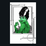 Art Deco Bride Poster<br><div class="desc">Soweit ich weiß, sind diese Bilder öffentlich zugänglich und sollen in den USA uneingeschränkt genutzt werden können. Bitte kontaktieren Sie mich, wenn Sie feststellen, dass eines dieser Bilder nicht in Public Domain sind.</div>