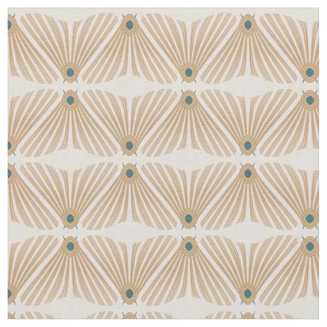 Art-Deco-Bugs Stoff (Nahaufnahme)