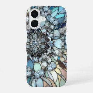 Art Deco Buntglasmosaik iPhone 16 Hülle