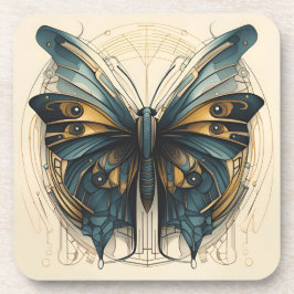 Art Deco Butterfly Untersetzer Set