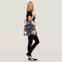 Art Deco Celestial Moon Phases Floral Gold Glitter