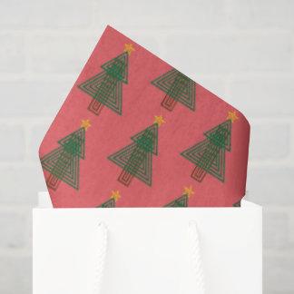Art Deco Christmas Tree Seidenpapier