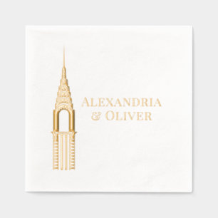 Art Déco Chrysler Building NYC Mariage Couple