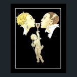 Art Deco Cupid mit Couple Vintage Poster<br><div class="desc">Art Deco Cupid mit Couple Vintage Poster Art Deko,  Retro-Bilder,  Vintage Illustrationen,  Vintag Retro,  Jugendstil,  Deko Bild,  Vintage Reise,  France Reise,  Parisreise,  Französisch,  Vintagestore,  Vintag,  Restaurant drco,  Retro,  Reise,  Vintage-Bilder,  viktorianische,  viktorianische Bilder,  Vintage Grafik,  populäre,  Dekorstile Stil,  Retro-Stil,  cool,  Moderne,  Land,  Landschaften,  Vintag,  Lager,  Plakate</div>