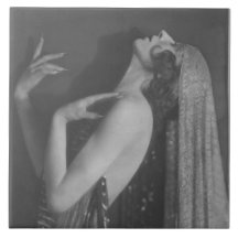 Art Deco Dancer Kyra #1 Keramik Tile