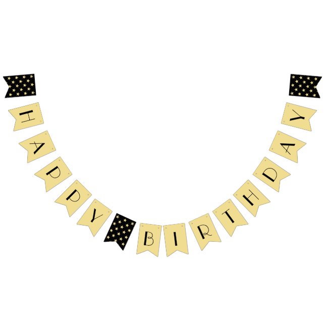 Art Deco Déco Elegante Highlights Wimpelkette (Alle)