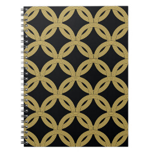 Art Deco Dekoration Nahtlose Ornamente Notizblock