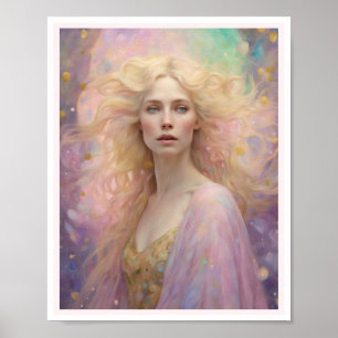 Art déco des cheveux blonds pour femme Pastel Spri
