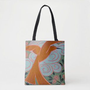Art Deco Design #11 exotische Vögel Tasche