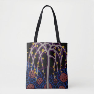 Art Deco Design #6 Exotic Tree Tasche