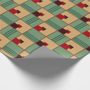 Art Deco Design der 1930er Jahre Geschenkpapier