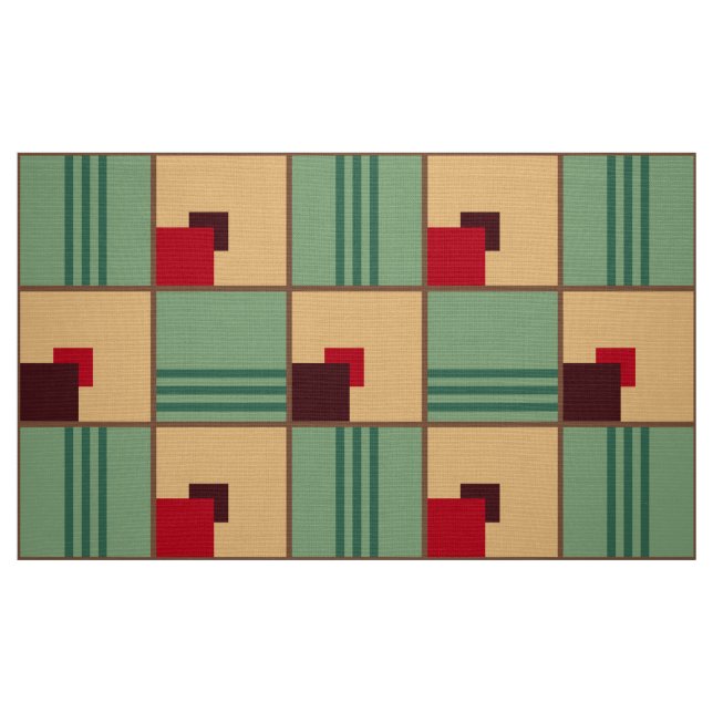 Art Deco Design der 1930er Jahre Stoff (Fat Quarter (45,7 x 55,9 cm))