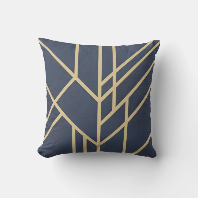 Art-Deco-Design Kissen (Vorderseite)