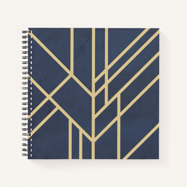 Art-Deco-Design Notizbuch (Vorderseite)